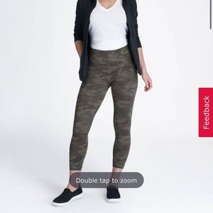 Look at me now Sage green spanx cropped leggings